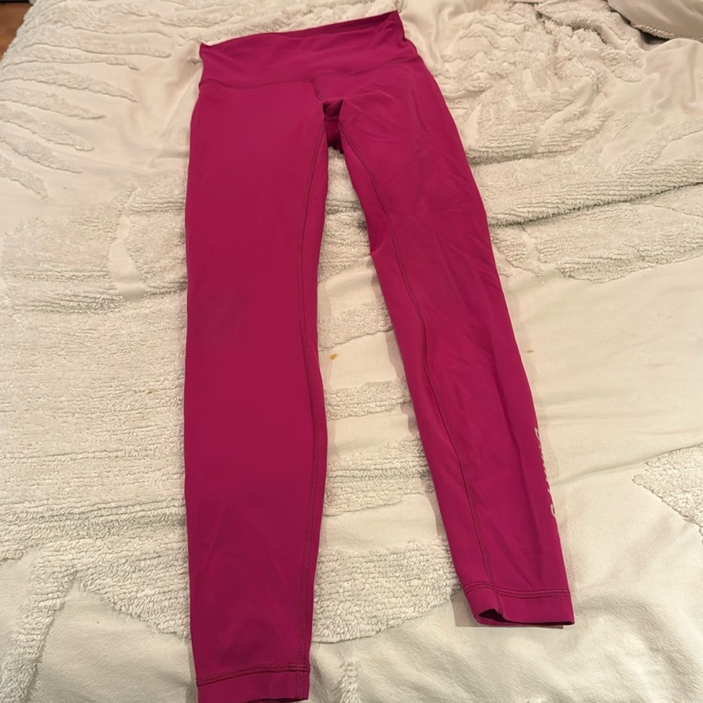 Hot Pink Lululemon Leggings